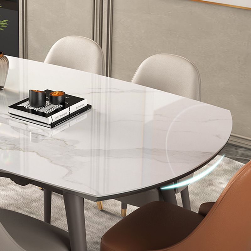 Contemporary Stone Dining Set 1/2/5/7 Pieces Dining Furniture for Home Clearhalo 'Dining Room Sets' 'Dining Tables & Seating' 'dining_room_set' 'furn' 'furn_dining_room_set' 'Furniture' 'Kitchen & Dining Furniture' 1200x1200_d7ab44fd-dc74-4000-9479-0333dcd7fad6