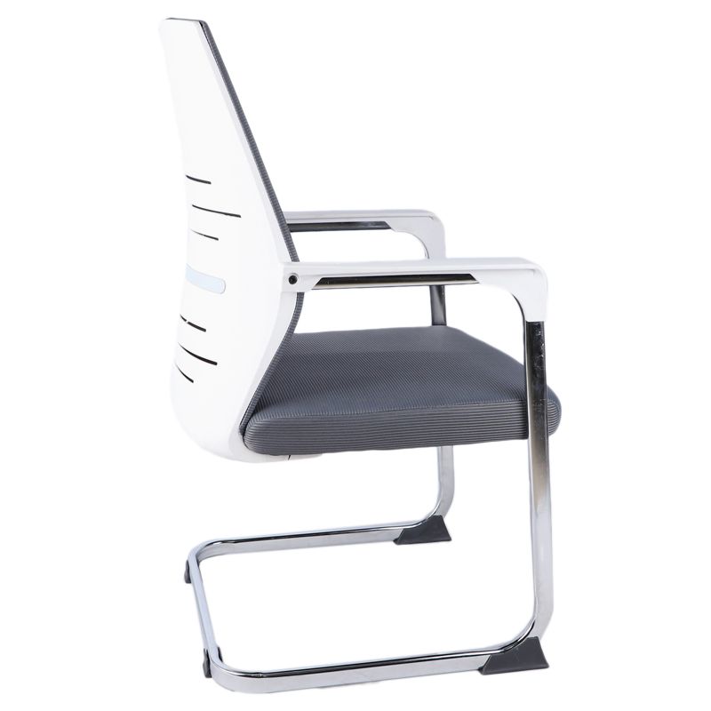 Moderne Style Mesh Task Stuhl mittlerer Rücken ergonomisch ohne Räder Bürostuhl