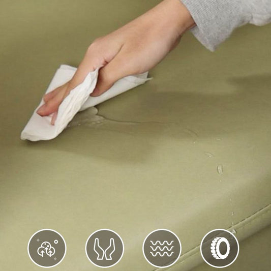 Square Arm Sofa Pillows Back Stationary Seating for Living Room