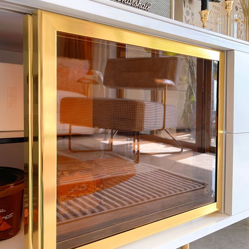 Glam Stone Stone TV stand 4 cassetti TV in stoccaggio chiuso