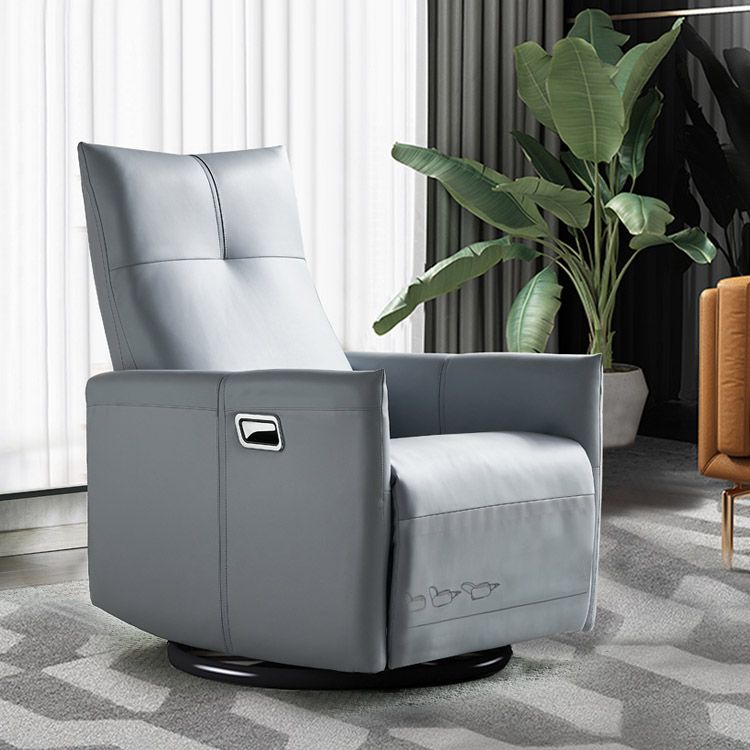 Sedia reclinabile in pelle reclinabile a poltrone