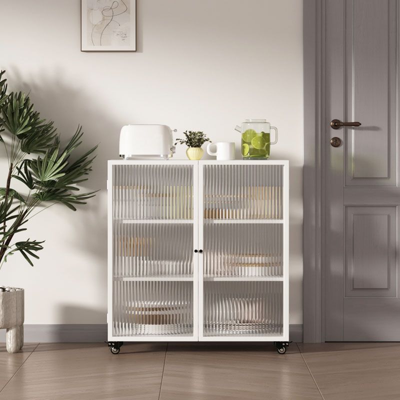 Porte di vetro contemporanee Curio Curio Armadio in metallo per sala da pranzo