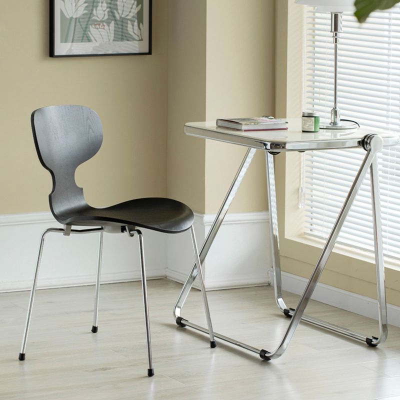 Industrial Style Metal Dining Chair Kitchen Dining Armless Side Chairs Clearhalo ' kitchen&dining_furn' 'Dining Chairs' 'Dining Tables & Seating' 'dining_chair' 'furn' 'furn_dining_chair' 'Furniture' 'furniture_dining_chair' 'Kitchen & Dining Furniture' 'kitchen' 1200x1200_d7b34c86-b3a4-4308-b914-67134cddf748