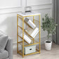Modern Metal Book Shelf Home Open Back Bookcase with Shelves Clearhalo 'Bookcases' 'furn' 'furn_bookcases' 'Furniture' 'Office Furniture' 1200x1200_d7b55ebb-f6a0-419a-9c28-cce9468aa6d6