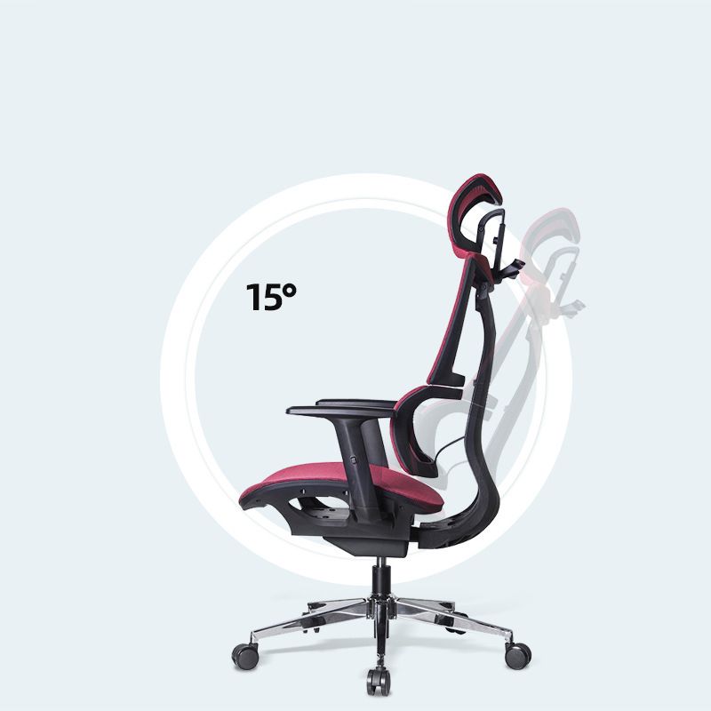 Modern Desk Chair Adjustable Arms Task Chair with Wheels for Office Clearhalo 'furn' 'furn_office_chair' 'Furniture' 'Office Chairs' 'Office Furniture' 'office_chair' 1200x1200_d7b6cefc-9b80-454c-8ede-7c51aa25af37