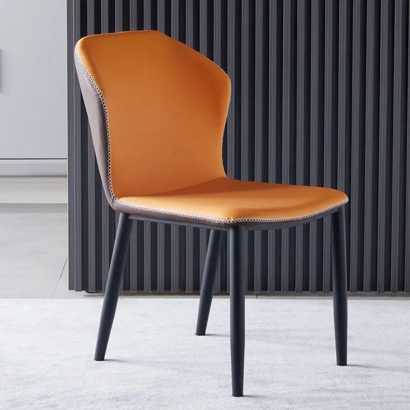 Modern Leather Home Side Chair Matte Finish Wingback Dining Chair (Set of 2) Clearhalo ' kitchen&dining_furn' 'Dining Chairs' 'Dining Tables & Seating' 'dining_chair' 'furn' 'furn_dining_chair' 'Furniture' 'furniture_dining_chair' 'Kitchen & Dining Furniture' 'kitchen' 1200x1200_d7b878ee-eef2-4522-ba7d-24f6a1884f0c
