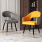 Home Scandinavian Arm Chair Upholstered Open Back Metal Dining Room Chair Clearhalo ' kitchen&dining_furn' 'Dining Chairs' 'Dining Tables & Seating' 'dining_chair' 'furn' 'furn_dining_chair' 'Furniture' 'furniture_dining_chair' 'Kitchen & Dining Furniture' 'kitchen' 1200x1200_d7b88719-9bd0-4208-813c-c958ad1116e5