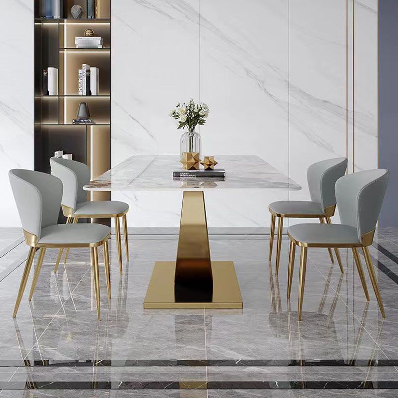 1/4/5/6/7 Pieces Dining Table Set with Sintered Stone Top Dining Chairs Set for Home Clearhalo 'Dining Room Sets' 'Dining Tables & Seating' 'dining_room_set' 'furn' 'furn_dining_room_set' 'Furniture' 'furniture_dining_room_set' 'Kitchen & Dining Furniture' 'kitchen&dining_furn' 'kitchen' 1200x1200_d7b9bab3-c0df-47f4-bfbc-8bccb0d70f4a