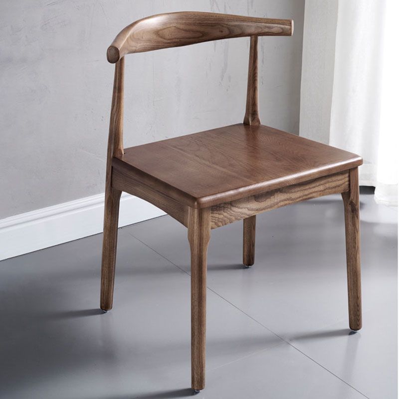 Industrial Style Open Back Side Chair for Kitchen Armless Wood Dining Side Chair Clearhalo ' kitchen&dining_furn' 'Dining Chairs' 'Dining Tables & Seating' 'dining_chair' 'furn' 'furn_dining_chair' 'Furniture' 'furniture_dining_chair' 'Kitchen & Dining Furniture' 'kitchen' 1200x1200_d7bd9102-5cb9-42ad-946e-03241be4d1bc