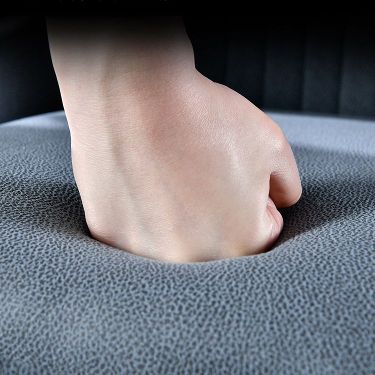 Contemporary Metal Dining Room Chairs Upholstered Side Arm Chairs for Home Use Clearhalo ' kitchen&dining_furn' 'Dining Chairs' 'Dining Tables & Seating' 'dining_chair' 'furn' 'furn_dining_chair' 'Furniture' 'furniture_dining_chair' 'Kitchen & Dining Furniture' 'kitchen' 1200x1200_d7be1aa7-f587-45c1-adae-029f8009e6cb