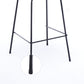 Industrial Style Metal Bar Stool Footrest Counter Stool for Restaurant