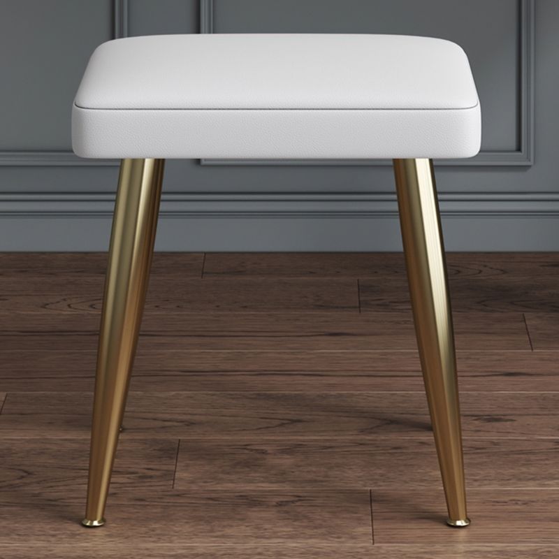 Vanity bianco con tavolo da trucco e sgabelli, cassetti 1/2 cassetti - 31,89 "H