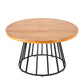 Solid Wood Dining Table Contemporary Round Dining Table with Pedestal Base