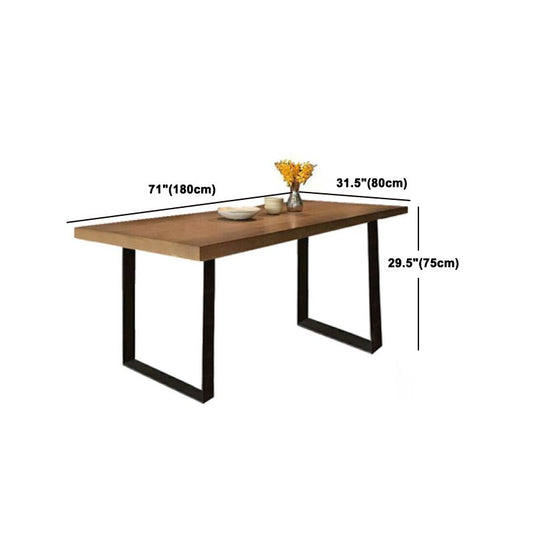 Juego de comedor moderno 1/7 piezas Mesa de comedor de madera de pino rectangular