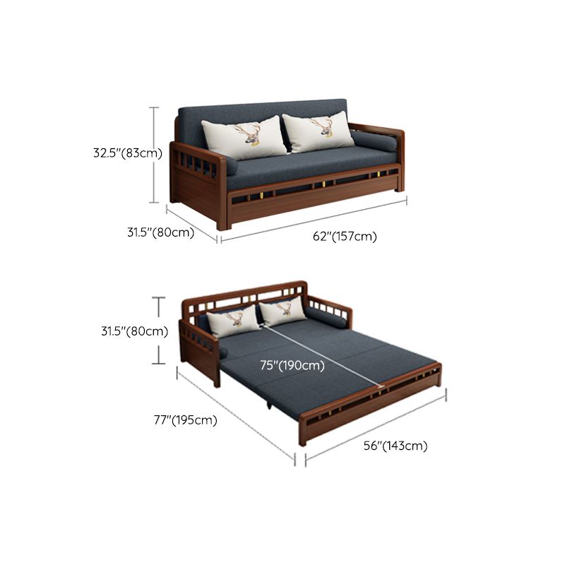 Nessun divano convertibile angosciante di divano dormiente in cotone con conservazione