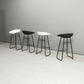 Modern Armless Backrest Counter Stool Iron Bar Stool with Plastic Seat and Pedal Clearhalo 'Bar Furniture' 'Bar Stools' 'bar_stools' 'furn' 'furn_bar_stools' 'Furniture' 'furniture_bar_stools' 'Kitchen & Dining Furniture' 1200x1200_d7c91343-617b-4e78-b287-c1dbb5ef89d1