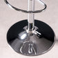 Sgabello da bar regolabile con schienale basso e regolabile in stile moderno con gambe in metallo