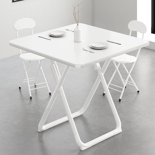 Modern Foldable DiningRoomTableSet with Double Pedestal Base Kitchen Dining Furniture Clearhalo 'Dining Room Sets' 'Dining Tables & Seating' 'dining_room_set' 'furn' 'furn_dining_room_set' 'Furniture' 'furniture_dining_room_set' 'Kitchen & Dining Furniture' 'kitchen&dining_furn' 'kitchen' 1200x1200_d7cab7c4-3449-4cbe-ba6a-a22d996623eb