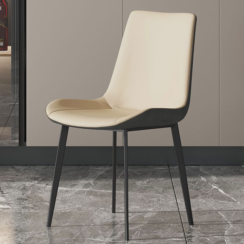 Industrial Armless Dining Chairs Upholstered Side Chair for Home Clearhalo 'Dining Chairs' 'Dining Tables & Seating' 'dining_chair' 'furn' 'furn_dining_chair' 'Furniture' 'Kitchen & Dining Furniture' 1200x1200_d7cb7b97-b845-464d-a4e6-42d164fbf946