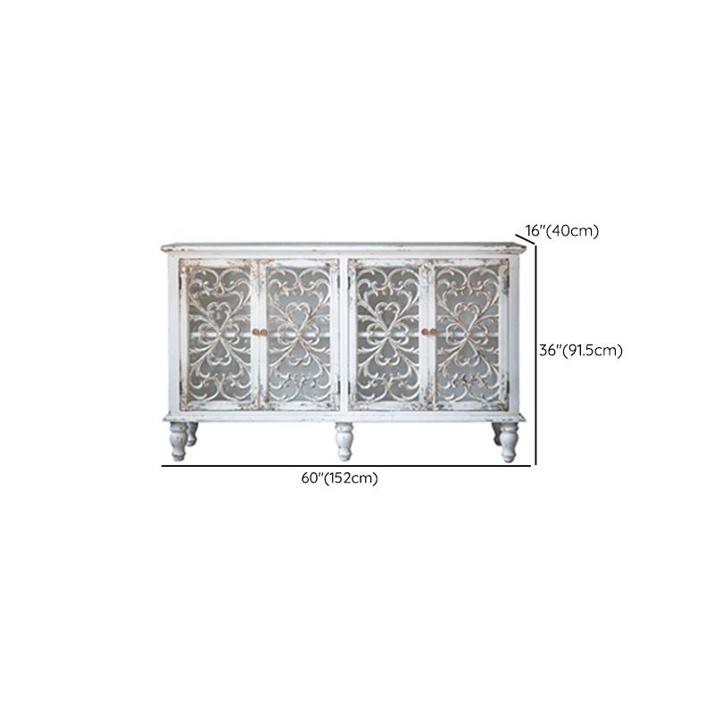 Traditional Wood Display Stand Glass Doors Storage Cabinet with Doors for Living Room Clearhalo 'Display & China Cabinets' 'display_china_cabinets' 'furn' 'furn_display_china_cabinets' 'Furniture' 'Kitchen & Dining Furniture' 1200x1200_d7cbfed2-f917-422e-971b-ec00945418ae
