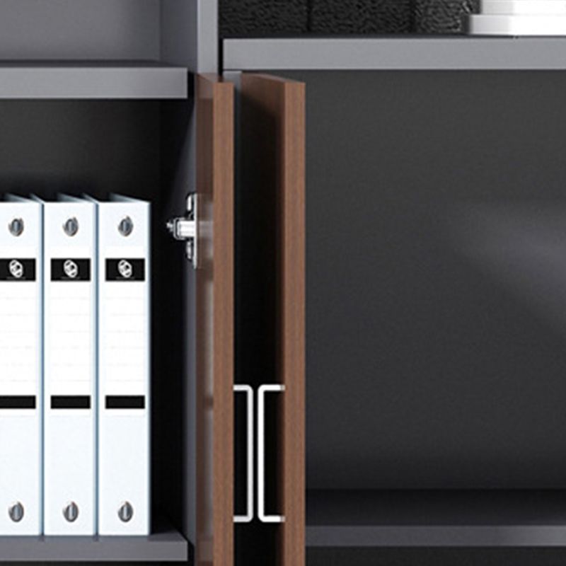 Archivo de estilo moderno Babor de almacenamiento de almacenamiento vertical de madera