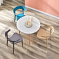 Scandinavian Plastic Kitchen Dining Room Armchair Open Back Chair Clearhalo ' kitchen&dining_furn' 'Dining Chairs' 'Dining Tables & Seating' 'dining_chair' 'Furniture' 'furniture_dining_chair' 'Kitchen & Dining Furniture' 'kitchen' 1200x1200_d7cf208f-300d-46ed-b91f-8ac4d96e9b7a