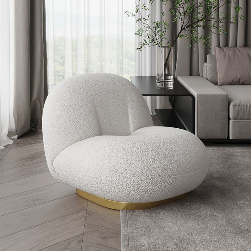 Moderne 1-zitplaat wollen bank 25.59 "H armloze bank voor woonkamer