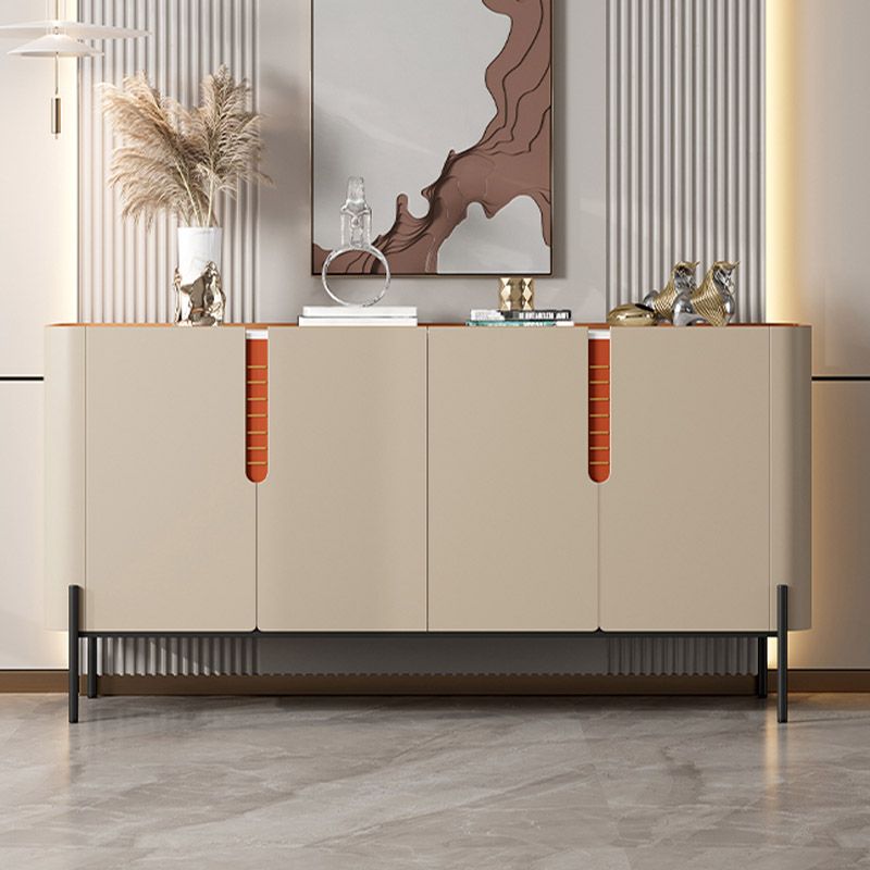 Stone Credenza Buffet de comedor de estilo contemporáneo con gabinetes