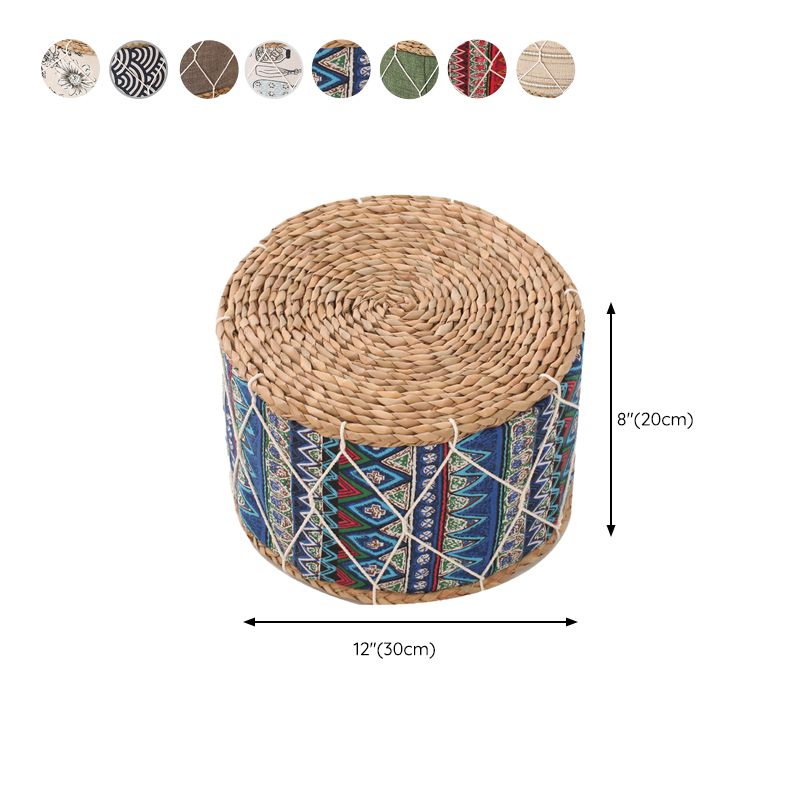 Tradizionale POUF POOF TRIBAL TRIBAL STHED RESISTANTE POUF RESISTENTE