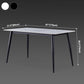 Metal Industrial Rectangle Dining Table Sintered Stone Table for Dining Room Clearhalo ' dining_table' 'Dining Tables & Seating' 'Dining Tables' 'furn' 'furn_dining_table' 'Furniture' 'furniture_dining_table' 'Kitchen & Dining Furniture' 'kitchen&dining_furn' 'kitchen' 'kitchen_dining_table' 1200x1200_d7d4a28d-d260-4e48-8e1d-8a6145500734