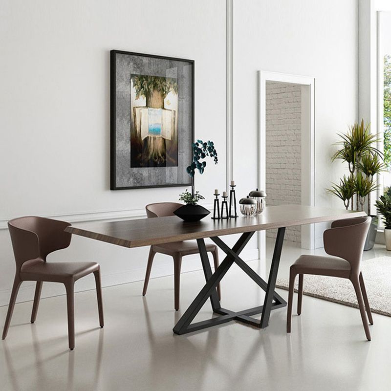 Contemporary Style Metal Dining Chair Dining Armless Side Single Chair for Kitchen Clearhalo ' kitchen&dining_furn' 'Dining Chairs' 'Dining Tables & Seating' 'dining_chair' 'furn' 'furn_dining_chair' 'Furniture' 'furniture_dining_chair' 'Kitchen & Dining Furniture' 'kitchen' 1200x1200_d7d4aef6-9874-4905-9e25-f7e1145478d6