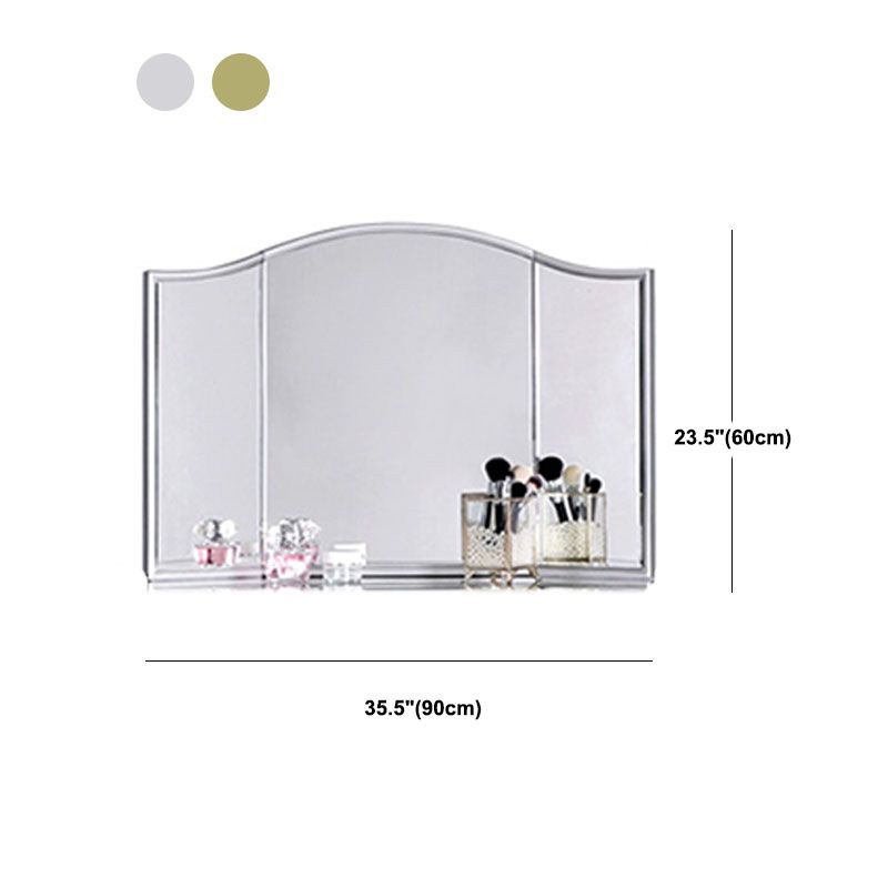 Massivholz Waschtisch Spedition zeitgenössische Make -up -Theke mit Schubladen