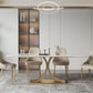 Stone Dining Site Table Traditional Luxury Rectangle Dining Table with Pedestal Base Clearhalo ' dining_table' 'Dining Tables & Seating' 'Dining Tables' 'furn' 'furn_dining_table' 'Furniture' 'furniture_dining_table' 'Kitchen & Dining Furniture' 'kitchen&dining_furn' 'kitchen' 'kitchen_dining_table' 1200x1200_d7d55711-4302-4549-8fee-3085aa42c7c4