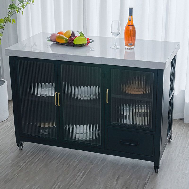 Modern Kitchen Island Table Dining Room Kitchen Island with Storage Cabinet Clearhalo 'furn' 'furn_kitchen_islands_carts' 'Furniture' 'Kitchen & Dining Furniture' 'Kitchen Islands & Carts' 'kitchen_islands_carts' 1200x1200_d7d764fb-26f5-4474-a3ff-bce05431fa13