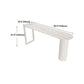 Industrial Style Bar Table Faux Marble Specialty Top 41.3"H Bistro Table for Living Room Clearhalo 'Bar Furniture' 'Bar Tables' 'bar_tables' 'furn' 'furn_bar_tables' 'Furniture' 'furniture_bar_tables' 'Kitchen & Dining Furniture' 1200x1200_d7d7c8ea-f412-4743-af14-bb8ac9991278