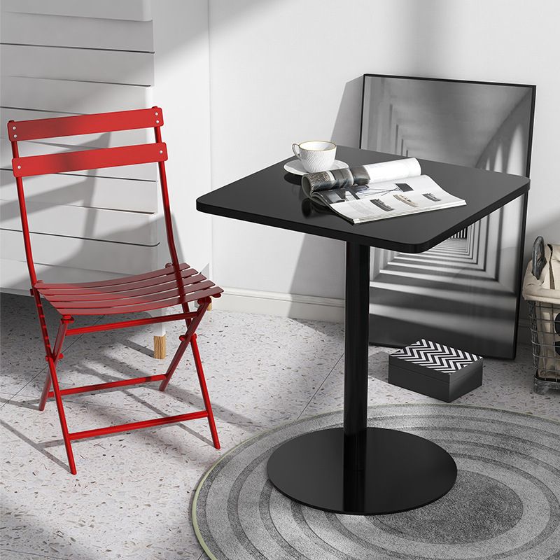 Medieval Modern Style Pedestal Base Design Square Metal Table Side Table Clearhalo 'Coffee & Accent Tables' 'End & Side Tables' 'end_side_tables' 'furn' 'furn_end_side_tables' 'Furniture' 'Living Room Furniture' 1200x1200_d7dcdc61-2b33-4428-8ec0-225978ab1d01