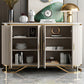 Glam Sideboard Cabinet Marmo Sideboard Tavolo con porte per cucina
