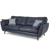 Couseure de canapé de bras carré contemporain standard avec 2 oreillers