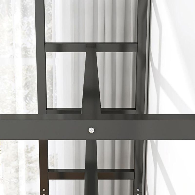 Metal Etagere Shelf Bookcase Vertical Open Book Shelf for Home