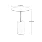 Modern Round Table Top Side End Table with Cement Pedestal Leg Clearhalo 'Coffee & Accent Tables' 'End & Side Tables' 'end_side_table' 'end_side_tables' 'furn' 'furn_end_side_tables' 'Furniture' 'furniture_end_side_table' 'Living Room Furniture' 1200x1200_d7df8300-618f-4b69-806f-c7e82a4ada04