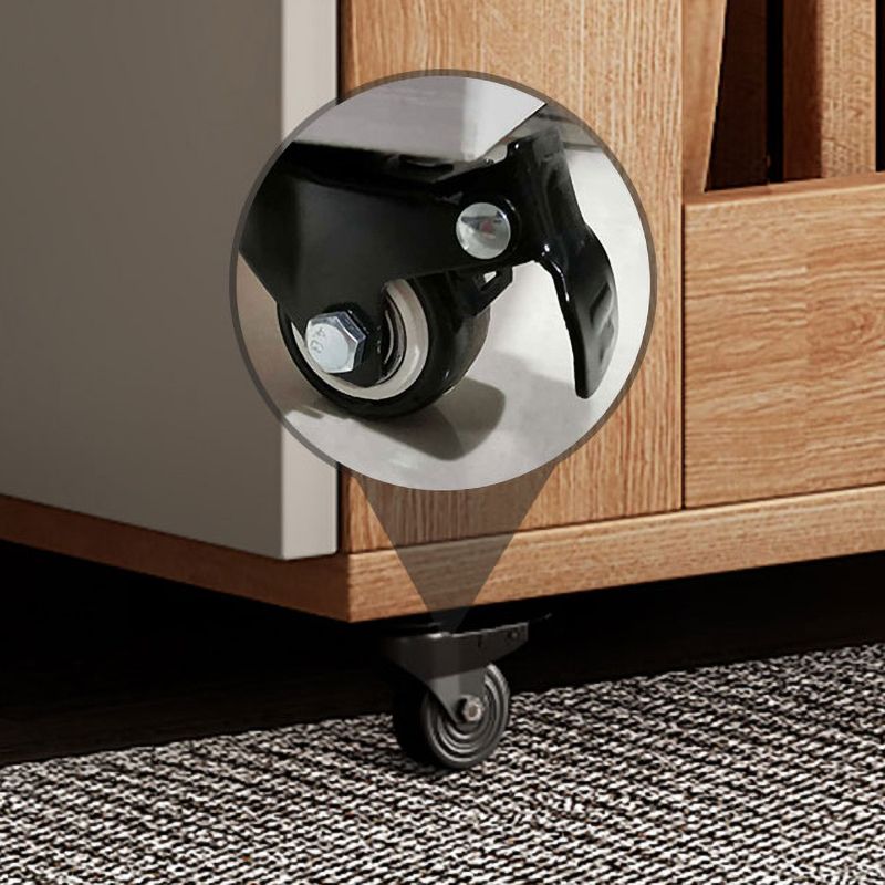 Round Mid-Century Modern Dining Table Drop-Leaf Table,47.2"L x 47.2"L x 29.1"H Clearhalo ' dining_table' 'Dining Tables & Seating' 'Dining Tables' 'furn' 'furn_dining_table' 'Furniture' 'furniture_dining_table' 'Kitchen & Dining Furniture' 'kitchen&dining_furn' 'kitchen' 'kitchen_dining_table' 1200x1200_d7dfac0d-6ea1-4012-984b-2bf3ba79d03a