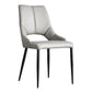 Leather Upholstered Armless Dining Chairs Open Back Side Chairs with Metal Leg Clearhalo ' kitchen&dining_furn' 'Dining Chairs' 'Dining Tables & Seating' 'dining_chair' 'furn' 'furn_dining_chair' 'Furniture' 'furniture_dining_chair' 'Kitchen & Dining Furniture' 'kitchen' 1200x1200_d7e014c9-9efa-4207-a0ba-81e6708327b8