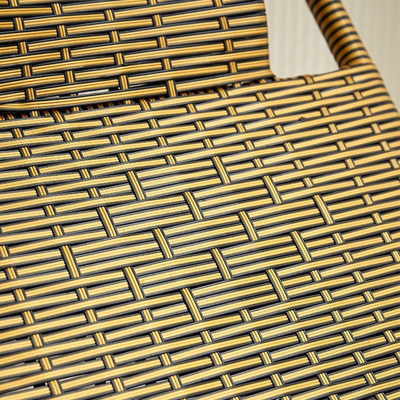 Chaise de culbuteur inclinable moderne chaise à bascule en osier pour décoration intérieure