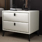 Faux Leather Accent Table Nightstand Contemporary Bed Nightstand Clearhalo 'Bedroom Furniture' 'furn' 'furn_night_stand' 'Furniture' 'night_stand' 'Nightstands' 1200x1200_d7e33fe5-7afa-46e5-ac45-c98e46d404a7