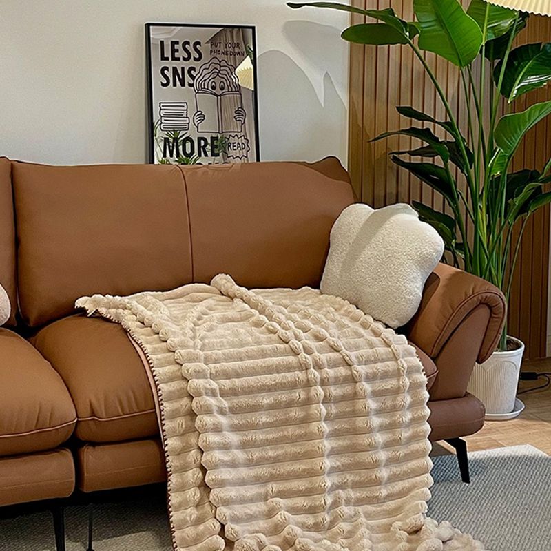 Canapé en cuir authentique marron