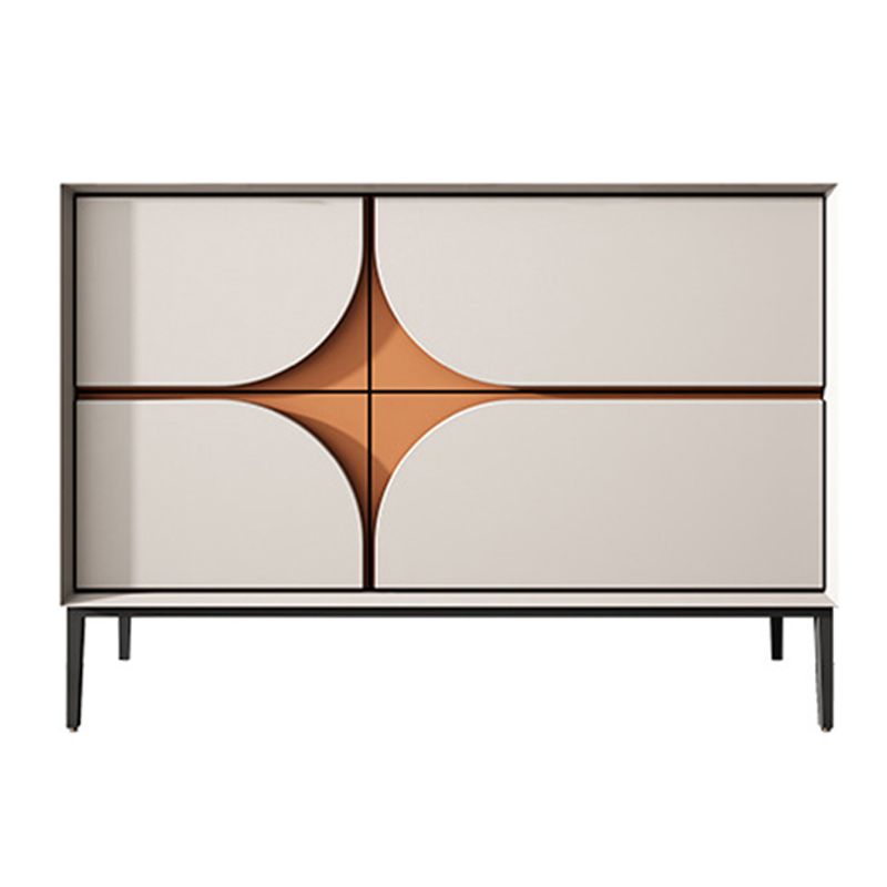 Modern 4-Drawer Sideboard Simple Wood Buffet Table for Dining Room Clearhalo 'buffet_sideboard' 'Buffets & Sideboards' 'furn' 'furn_buffet_sideboard' 'Furniture' 'Kitchen & Dining Furniture' 1200x1200_d7e43c08-e21d-4480-b66a-b434d34f2bdc