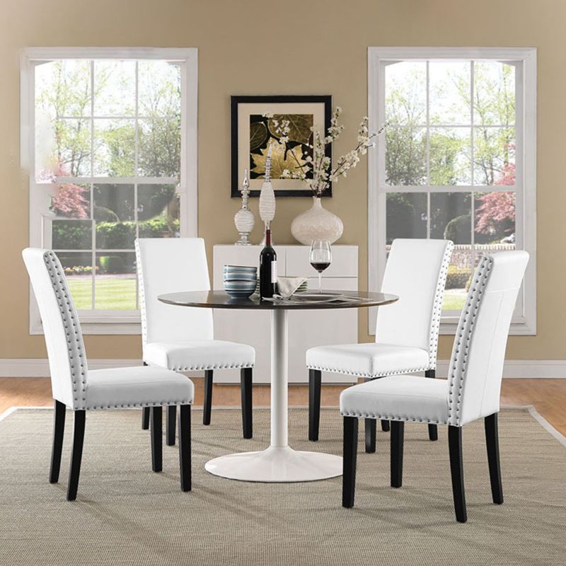 Scandinavian Wood Kitchen Dining Room Side Chair Parsons Chair Clearhalo ' kitchen&dining_furn' 'Dining Chairs' 'Dining Tables & Seating' 'dining_chair' 'furn' 'furn_dining_chair' 'Furniture' 'furniture_dining_chair' 'Kitchen & Dining Furniture' 'kitchen' 1200x1200_d7e4ddf6-a2af-4c06-9007-78fb3e11f332