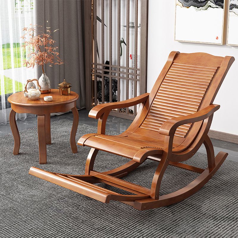 Modern Solid Wood Rocker Chair Spindle Rocker Chair for Living Room Clearhalo 'Chairs & Seating' 'furn' 'furn_rocking_chairs' 'Furniture' 'Living Room Furniture' 'Rocking Chairs' 'rocking_chairs' 1200x1200_d7ea2590-4605-4359-b06e-acb7ff49e746