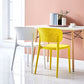 Modern Indoor-Outdoor Plastic Dining Armchair Home Open Back Dining Side Chair Clearhalo ' kitchen&dining_furn' 'Dining Chairs' 'Dining Tables & Seating' 'dining_chair' 'furn' 'furn_dining_chair' 'Furniture' 'furniture_dining_chair' 'Kitchen & Dining Furniture' 'kitchen' 1200x1200_d7eb0afd-833a-4630-a537-57c9b311f839