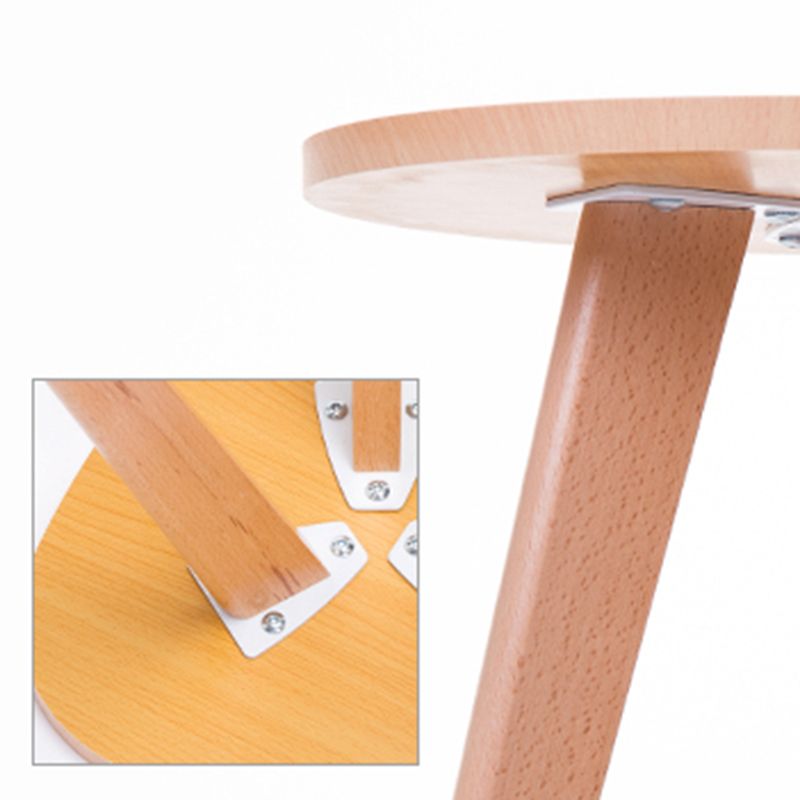 Contemporary Wooden Cocktail Table Round / Square / Triangle Top Coffee Table Clearhalo 'Coffee & Accent Tables' 'Coffee Tables' 'coffee_tables' 'furn' 'furn_coffee_tables' 'Furniture' 'Living Room Furniture' 1200x1200_d7ec09f4-a52a-478d-a0b3-d369e5f15936